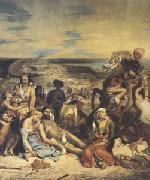 Eugene Delacroix Scenes of the Massacres of Scio;Greek Families Awaiting Death or Slavery (mk05) Sweden oil painting artist